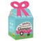 Big Dot of Happiness Let's Go Glamping - Square Favor Gift Boxes - Camp Glamp Party or Birthday Party Bow Boxes - Set of 12